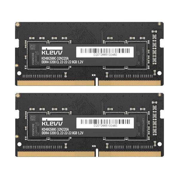 ESSENCORE エッセンコア PC4-25600 (DDR4-3200)対応 8GB×2枚  260pin　DDR4 SDRAM SO-DIMM 　