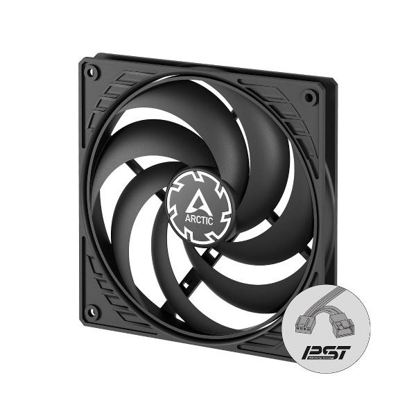 Arctic 厚さ16mm 140mm角ファン　0dBモード搭載 ▼サイズ：14cm ▼（最大）ファン回転数：1800rpm ▼LED：LED非搭載 ▼フレームカラー：ブラック系 ▼接続方式：4pin (PWMファン) ▼回転の向き：通常