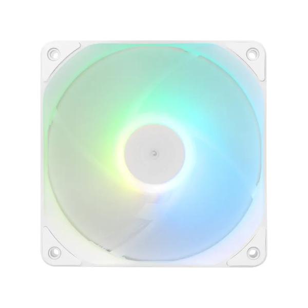 OWLTECH オウルテック デイジーチェーン接続可能 ARGB LED搭載 オールホワイト120mmファン ▼サイズ：12cm ▼（最大）ファン回転数：1800rpm ▼LED：ARGB ▼フレームカラー：ホワイト ▼接続方式：4pin ...