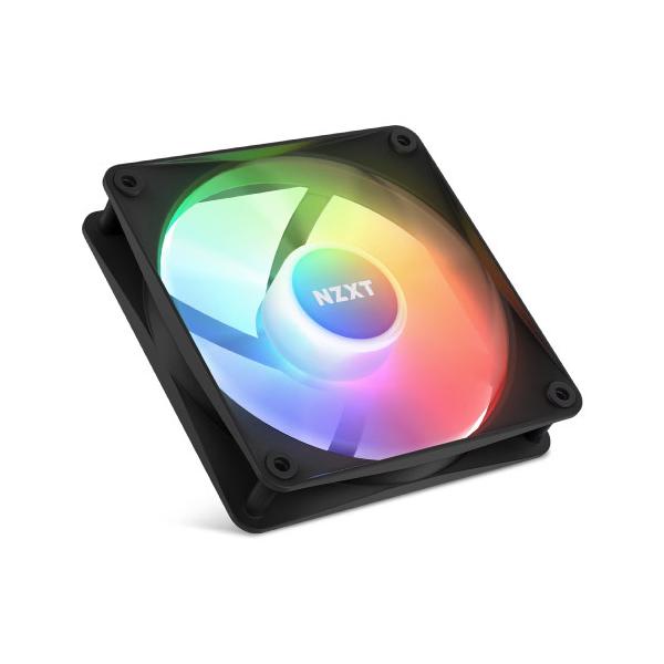 NZXT エヌズィーエックスティー 8個のRGB LED搭載 120mm PWMファン ▼サイズ：12cm ▼（最大）ファン回転数：1800rpm ▼LED：ARGB ▼フレームカラー：ブラック系 ▼接続方式：4pin (PWMファン)