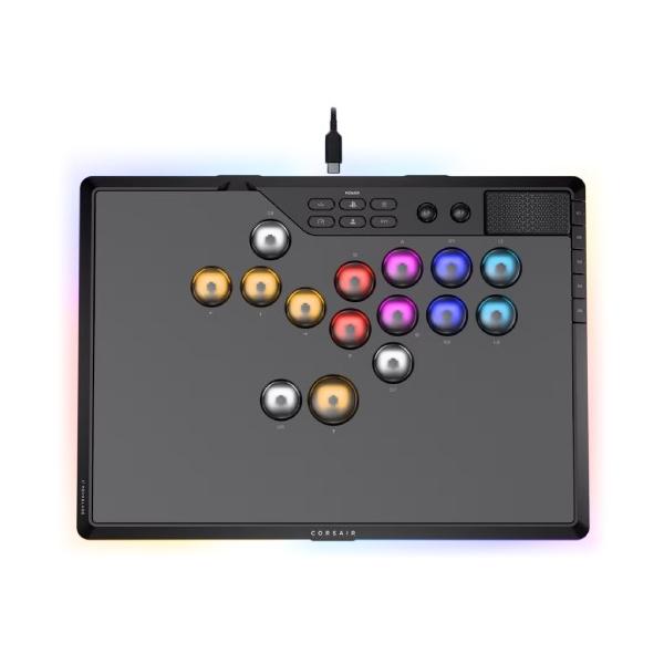 CORSAIR コルセア ワイヤレスホールエフェクトレバーレス格闘ゲームコントローラー