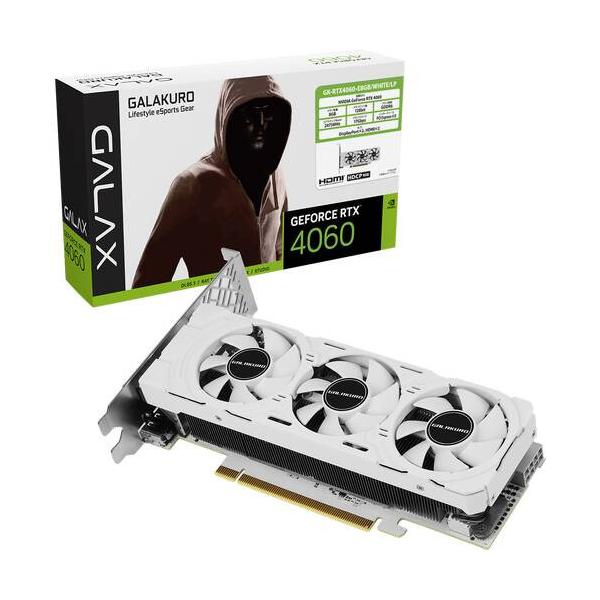 GK-RTX4060-E8GB/WHITE/LP : ツクモ パソコン Yahoo!店 - 通販