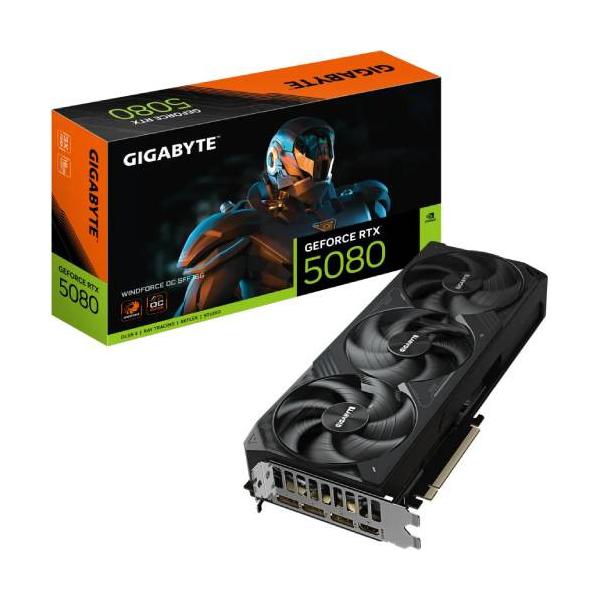 GeForce RTX 5080 WINDFORCE OC SFF 16G GV-N5080WF3OC-16GD