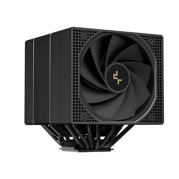 DEEPCOOL ベイパーチャンバーベース採用 デュアルモード切替スイッチ搭載 デュアルファン空冷クーラー ▼対応ソケット intel：1851/1700 ▼対応ソケット AMD：AM5/AM4 ▼エアフロー：サイドフロー ▼色：ブラック系...