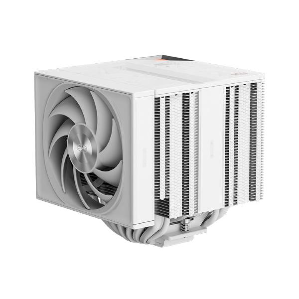 CPS ツインタワー型 計8本のハイブリッドパイプ・ウルトラハイエンドクーラー ▼対応ソケット intel：1700/1200/115x ▼対応ソケット AMD：AM5/AM4 ▼エアフロー：サイドフロー ▼色：ホワイト ▼LED：LED非搭載