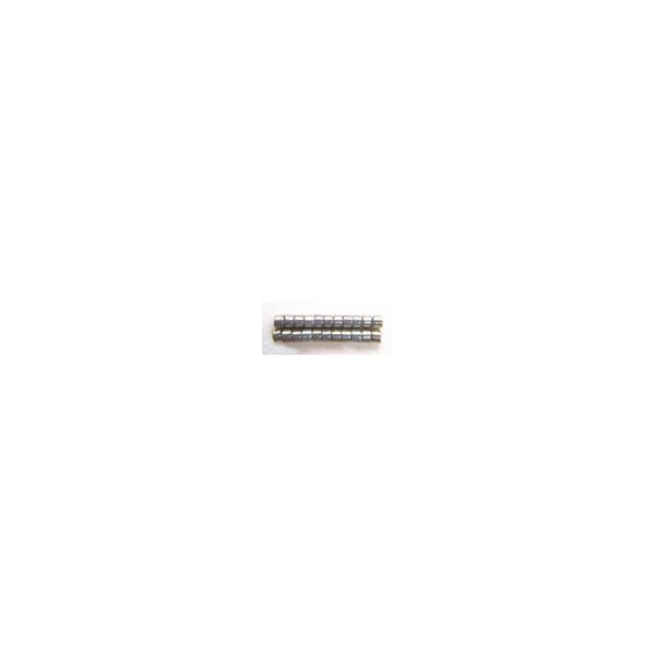 デリカビーズ ●丸 約3g 1.6mm(11/0) 白ギョクゴールドラスターABダークグレー