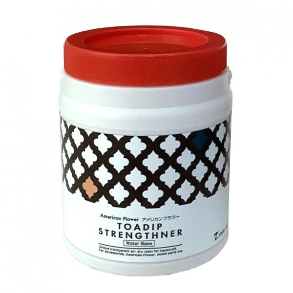アメリカンフラワー・ディップアートディップアートで使用する強化液です。ディップ液が乾いた後に、この液に浸したり塗ったりし、ディップ液で作った膜を強く丈夫にさせます。アメリカンフラワーとは、ワイヤーで作った花びらや葉などをディップ液に浸して膜...