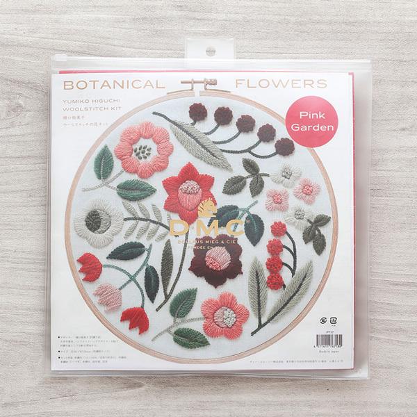 ウールステッチの花キット Dmc 刺繍キット ピンクの園 樋口愉美子 ひぐちゆみこ 刺しゅう ししゅう Dmc Jpt37 つくる楽しみyahoo 店 通販 Yahoo ショッピング