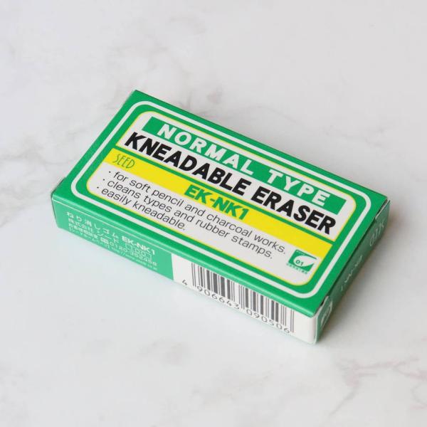 木炭、鉛筆デッサン用。指でねり込む、消しくずの出ないタイプ。 ■外形サイズ/幅65×奥35×高12mm ■カラー/ホワイト