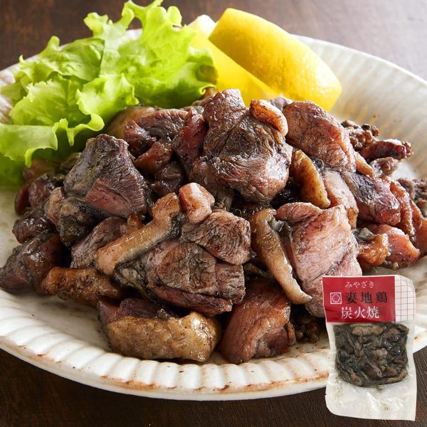 長年多くの方々に愛された、当店人気NO.1の妻地鶏炭火焼です。こだわりの自社農園でストレスフリーで育った妻地鶏を、熟練の職人が丁寧に手焼きしました。