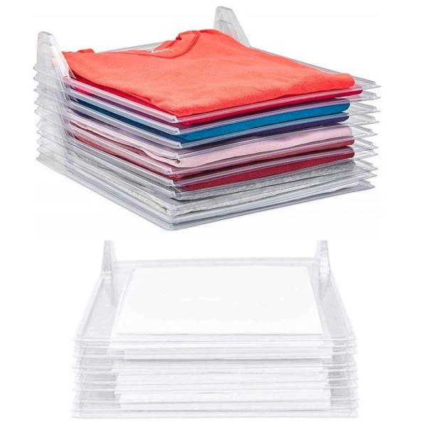 【シャツ収納に】重ねて収納出来ます。柔らかいプラスチックを採用しています。 ※滑りやすい材質になっていますので真っ直ぐに重ねてください。【棚がすっきり】整理整頓出来て着たいシャツをすぐに見つけることが出来ます。【商品詳細】本体：20個入り、...