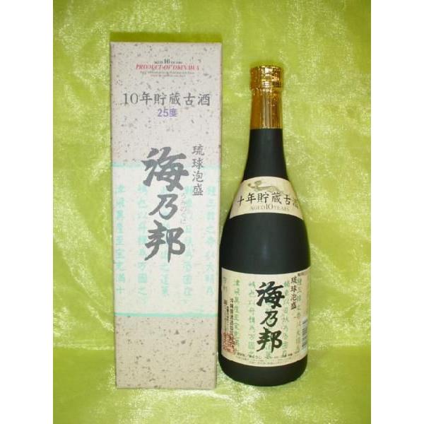 沖縄県酒造協同組合】 泡盛 海乃那(うみのくに) 10年古酒 25 沖縄県酒造協同組合】 泡盛 海乃那(うみのくに) 10年古酒 25