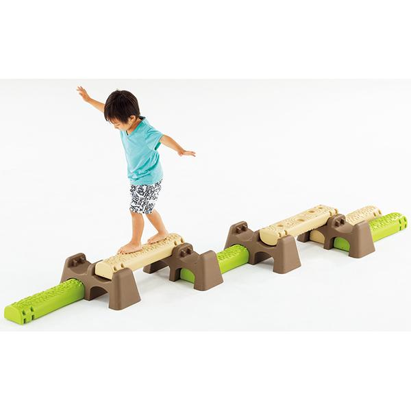 子供 室内運動遊び バランス運動 平均台 階段運動 スポーツ遊具 ジャングル平均台 ツムラウェブショップ 通販 Yahoo ショッピング