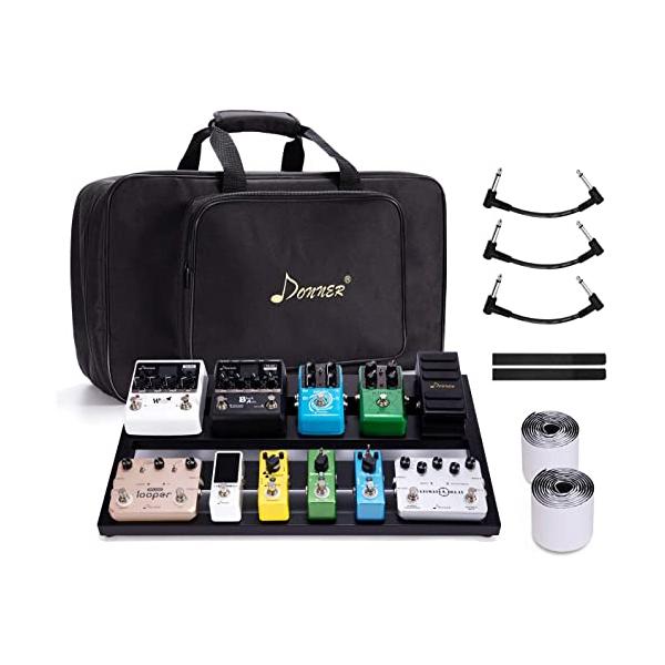 他サイト： Donner ペダルボード ギターエフェクターケース 軽量 バッグ＆面ファスナー付き (500x290MM)の商品画像