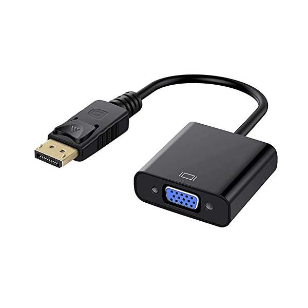 ★併売のため、在庫切れの際はご了承ください。発送委託により倉庫業者がお届けする場合がございます★【Displayport VGA 変換 アダプタ】 この製品はDisplayPortを搭載したパソコンをVGA（アナログ）ポート付きのディスプレ...