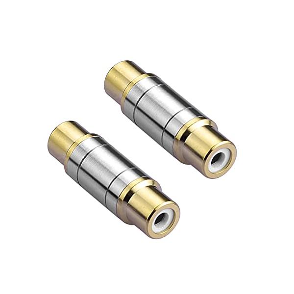 ★併売のため、在庫切れの際はご了承ください。発送委託により倉庫業者がお届けする場合がございます★接続簡単： RCAメスーRCAメス中継アダプタです。手持ちのRCAケーブルをちょっと延長したいときに中継に便利。高品質の素材：真鍮で信頼性の高い...