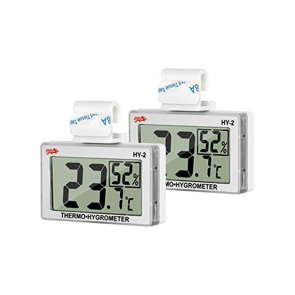 ★併売のため、在庫切れの際はご了承ください。発送委託により倉庫業者がお届けする場合がございます★【温度/湿度/表示】HD液晶 画面に温度と湿度を表示してくれるデジタル爬虫類温度計湿度計。小さくても画面が大きめに設計されているため、とても見や...