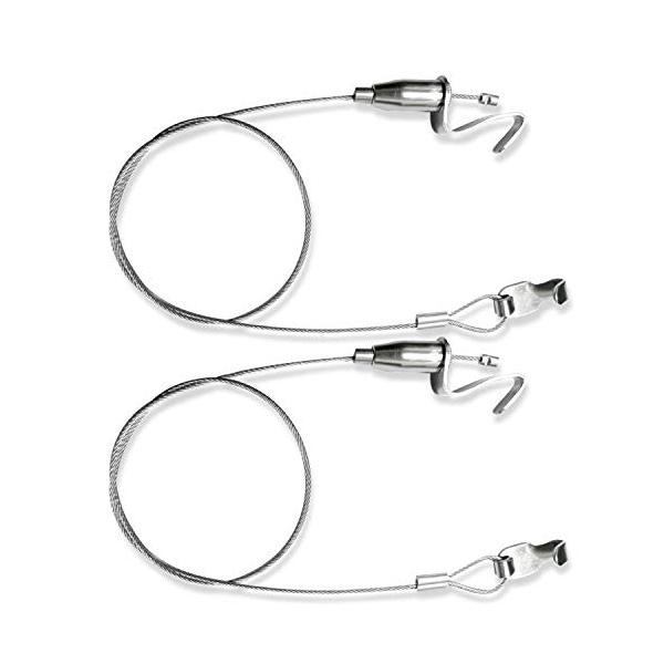#絵画:吊り下げワイヤー&金具付き Amazon | iplusmile 1 セット の画像吊り下げワイヤー 絵吊りワイヤー