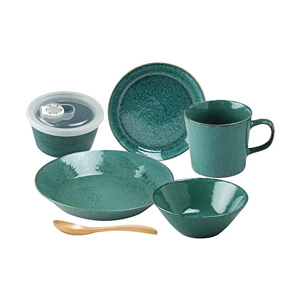 ★併売のため、在庫切れの際はご了承ください。発送委託により倉庫業者がお届けする場合がございます★内容:食器6点セット内訳:パスタ皿、取皿、ボウル、マグカップ、パック小鉢、木製スプーン素材:食器-磁器、木製スプーン-天然木/ウレタン塗装商品サ...