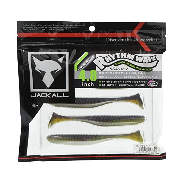 JACKALL(ジャッカル) ワーム リズムウェーブ 4.8インチ ウィードギル