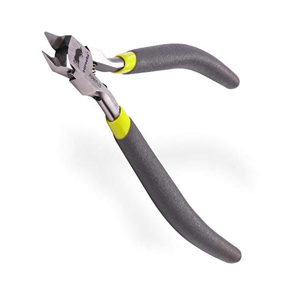 他サイト： aurochs 極薄刃 ニッパー 薄刃 片刃 工具 プラモデル グレー＆ライムの商品画像