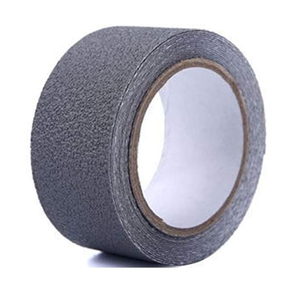 NYSh 滑り止めテープ 貼るだけ 屋外 耐水 すべり止め 転倒防止 幅:50mm 巻長:10m (10m／グレー)
