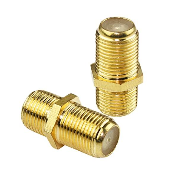 ★併売のため、在庫切れの際はご了承ください。発送委託により倉庫業者がお届けする場合がございます★一般的なテレビ用アンテナケーブル（同軸ケーブル）で使用されているコネクター（F型コネクター）同士を接続することができます。コネクタがネジ式なので...