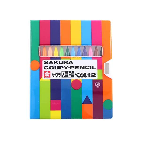 ★併売のため、在庫切れの際はご了承ください。発送委託により倉庫業者がお届けする場合がございます★【特長1】色鉛筆の書きやすさとクレヨンの持つ発色の美しさを兼ね揃えたサクラクレパスのクーピーペンシル。【特長2】クーピーは軸全体が芯なので、とっ...