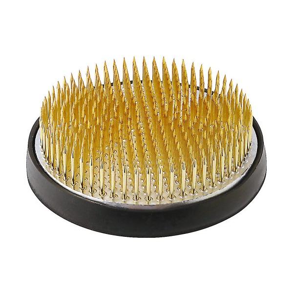 ★併売のため、在庫切れの際はご了承ください。発送委託により倉庫業者がお届けする場合がございます★用途:生け花専用全体寸法(約):直径80ｍｍ×高さ21ｍｍ ※ゴムリング付は、全体寸法が2~3mm大きくなります。針寸法(約):太さ直径1.4ｍ...