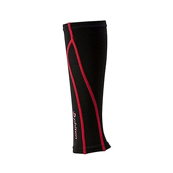 他サイト： ファイテン(phiten) スポーツスリーブ X30 足用 2枚入 ブラック×レッド Sサイズの商品画像
