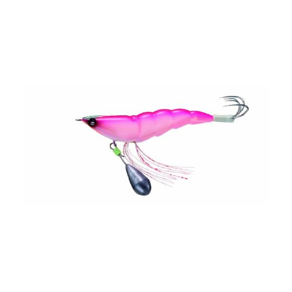 ★併売のため、在庫切れの際はご了承ください。発送委託により倉庫業者がお届けする場合がございます★COLOR:スケルトン夜光ピンクサイズ:3.5号重量:42gシンカー:8号(30g)目安水深:2~10m