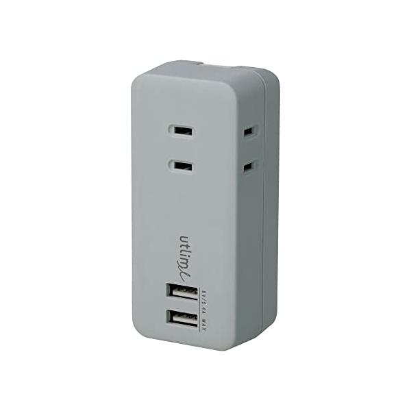 ★併売のため、在庫切れの際はご了承ください。発送委託により倉庫業者がお届けする場合がございます★2つのUSBポートと3つのACコンセントで複数の機器を同時にサポートコンパクトな手のひらサイズ持ち運んでスマートに使える【商品サイズ】約45×9...