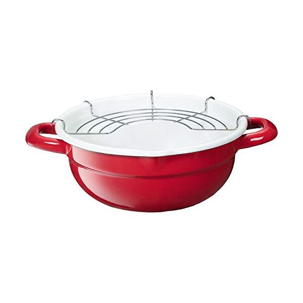 ★併売のため、在庫切れの際はご了承ください。発送委託により倉庫業者がお届けする場合がございます★サイズ(約):21.8×28×8.5cm素材・材質:本体/ほうろう用鋼板、表面加工/ほうろう加工、アミ/鉄線、表面加工/クロムめっき加工生産国:...