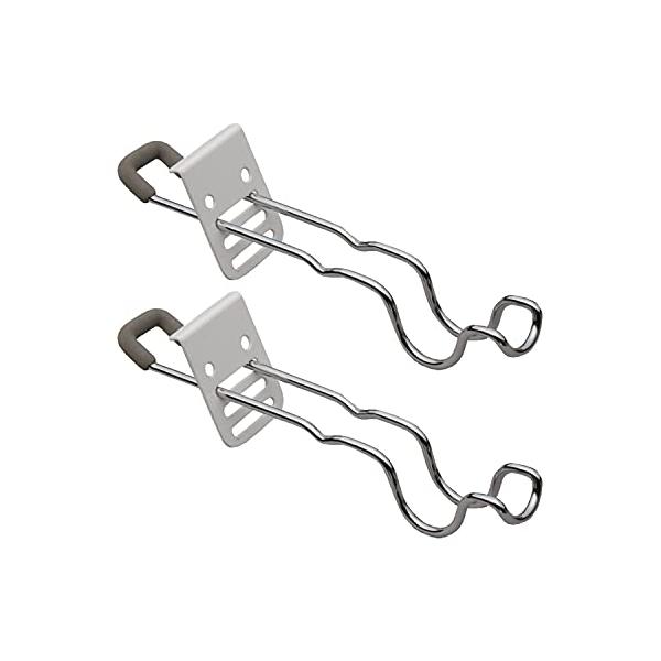 他サイト： コモライフ 室内物干し掛け 部屋干し 鴨居 耐荷重6kg 約23×3.5×4.5cm 窓枠 フック 長雨 台風 花粉 洗濯 簡単の商品画像