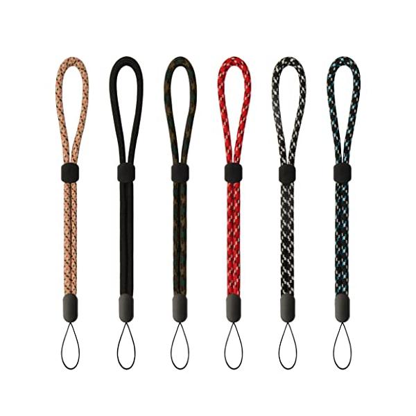 ★併売のため、在庫切れの際はご了承ください。発送委託により倉庫業者がお届けする場合がございます★?? 長さ：全長約22cm；6個入り，6色?? ストラップ本体のアジャスターをスライドさせることにより長さ調節が可能です。パーツを移動することで...