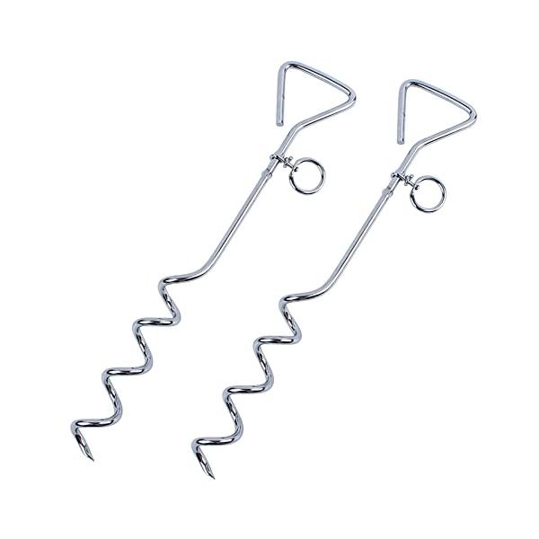 ★併売のため、在庫切れの際はご了承ください。発送委託により倉庫業者がお届けする場合がございます★【商品概要】〜ワンちゃんと快適散歩ライフを目指すあなたへ〜　埋め込み式の小型・中型犬用 係留ステッキお得な2点セットをご用意致しました。ドッグポ...