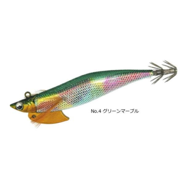 ティップラン エギ 餌木 ウェーブギア エギゼヨ プレミアム TR 20g 2.5号 No.4 グリーンマーブル｜ボートエギング｜つり具｜メール便可