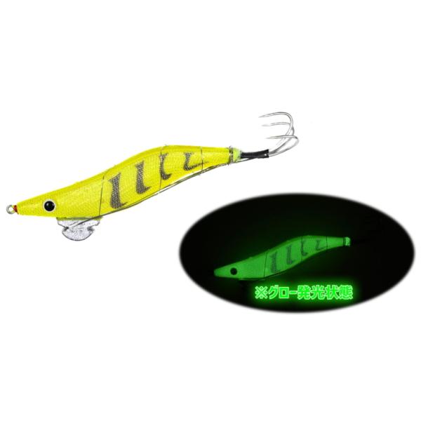 釣り　タコエギ　マキマキ等 ポイント10倍！ マルシン漁具 タコエギ マキマキタップ 3.5号 イエロー