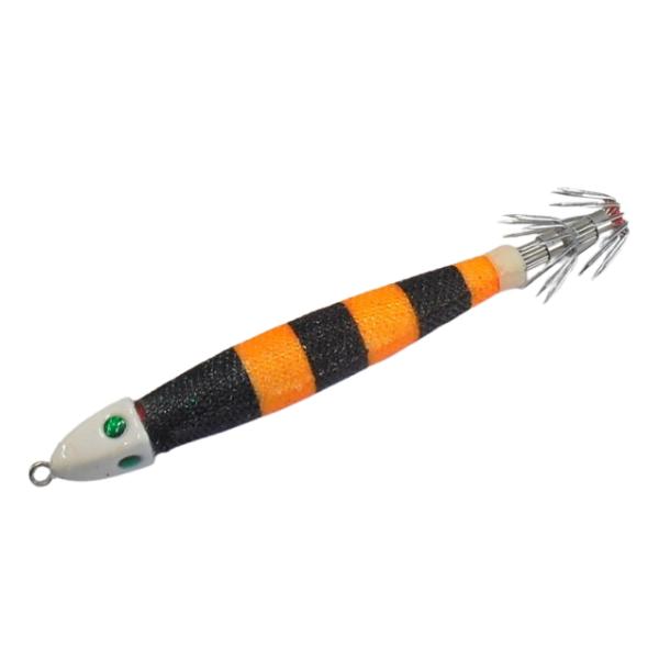 マルシン漁具 イカメタル用 鉛スッテ CB 25号 黒ゼブラ(夜光) / メール便可 (SP)