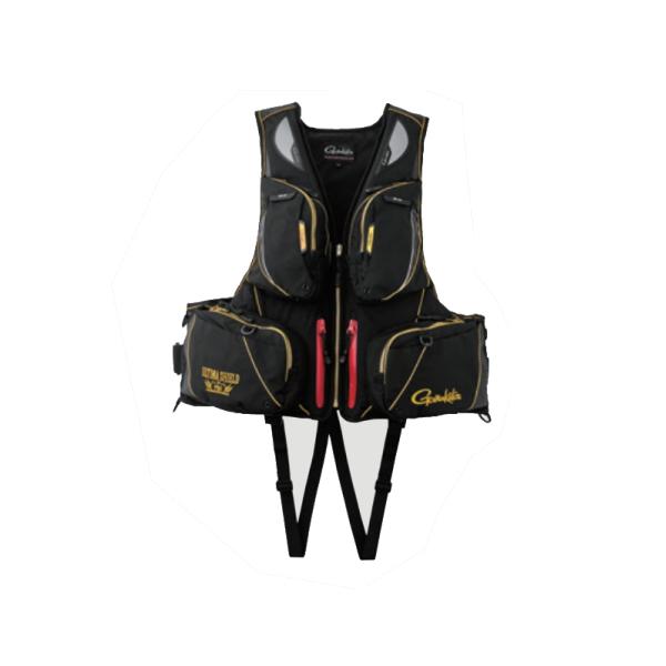 Gamakatsu フィッシングベスト ブラック/ゴールド　Lサイズ IMG_694c7c9584477.jpg