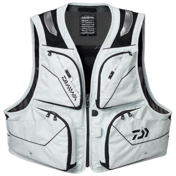 DAIWA（ダイワ） バリアテックRショートベスト DV-3021 ライトグレー S