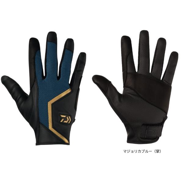 DAIWA（ダイワ） オフショアレザーグローブ DG-7324 マジョリカブルー