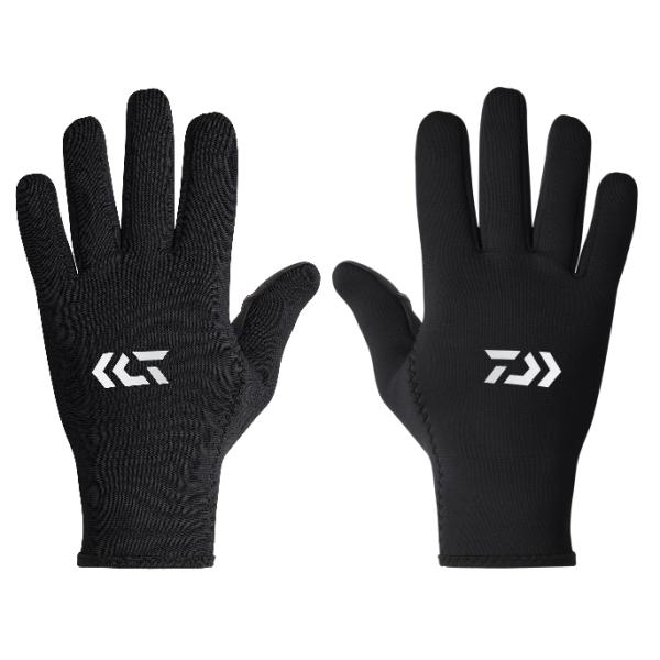 DAIWA（ダイワ） フルカバー防寒グローブ 2本カット DG-8224W ブラック