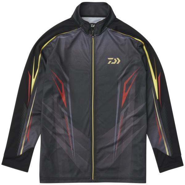 DAIWA（ダイワ） フィッシングジャケット Mサイズ ブラック DE-7324T Daiwa トーナメント DE-7324T フルジップドライシャツ ウェア