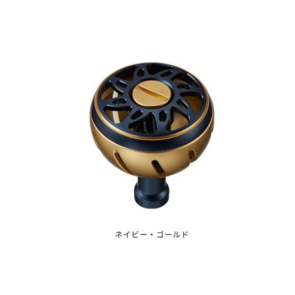 ダイワ SLPW アルミラウンドノブ M ネイビーブルー・ゴールド  / daiwa (置き配可 送料450円)
