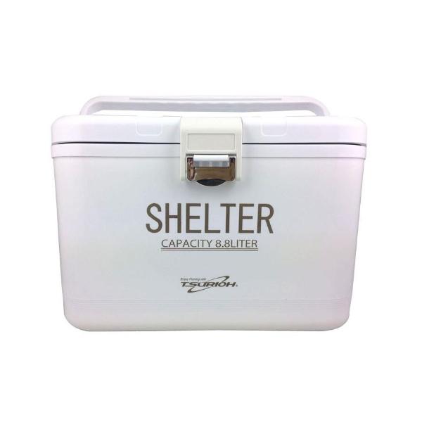 tsurioh シェルター SHELTER クーラーボックス 釣り レジャー キャンプ保冷性能48時間持続!!ワクチン専用標準の密閉レベルをクリアする優れた保冷性能でクーラー内温度2〜10℃を48時間持続します。丈夫な取っ手付きで飲料などの...