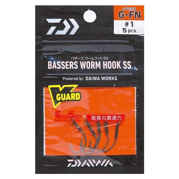 DAIWA（ダイワ） バサーズ ワームフック SS WOS ワイドオフセット #2