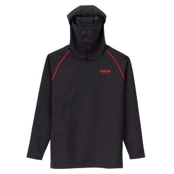 サンライン SUW-04208 TERAX HOTバラクラバアンダーフーディ レッド L サンライン（SUNLINE） TERAX HOT バラクラバアンダーフーディ SUW