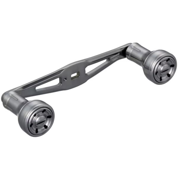 シマノ（SHIMANO） 夢屋 ダブルハンドルアルミノブ 55mm グレー 釣具