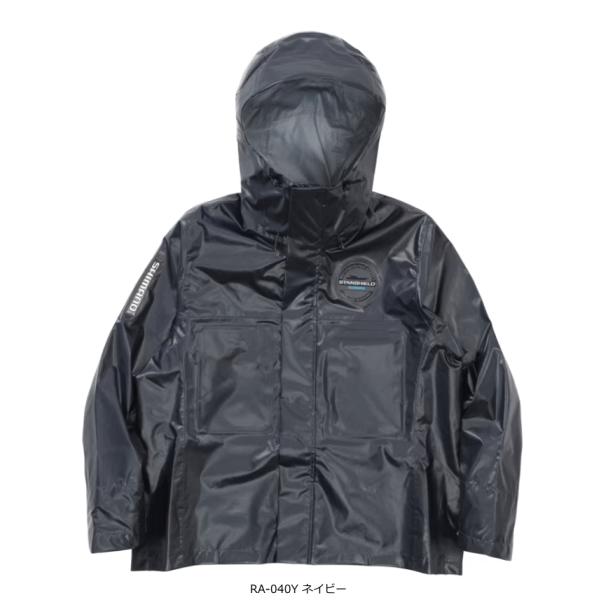 シマノ ULイージーケア ジャケット 05 RA-040Y ネイビー Mサイズ / レインウェア shimano 釣具